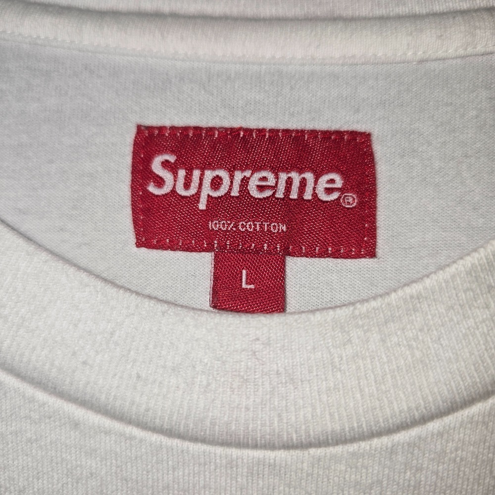 Supreme Long Sleeve T-Shirt Box Logo White Cotton tee hypebeast - Picture 5 of 5